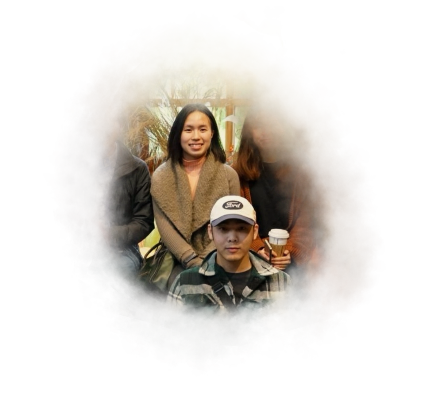 A photo of Kaming and Claudia at their church in Minneapolis